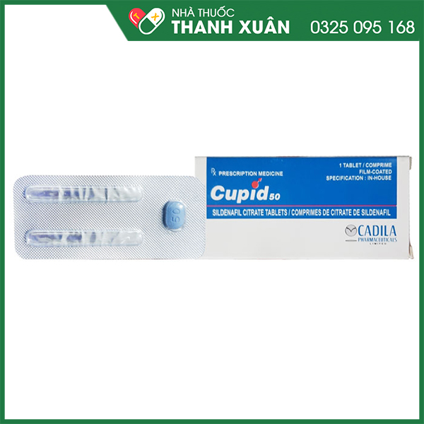 Cupid 50 điều trị rối loạn cương dương